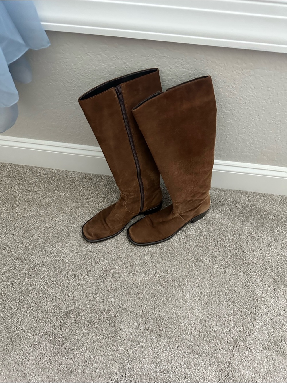 Women's Tall Brown Suede Boots